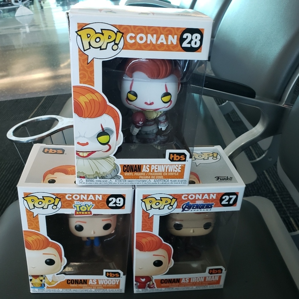 Conan Con San Diego Comic Con Funko Pops